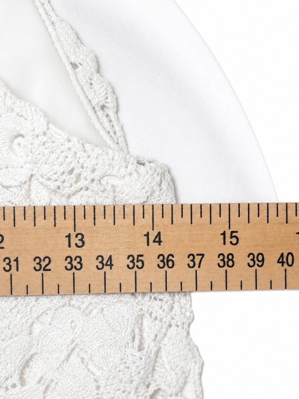 Forever 21 Womens Medium Dress White Lace Overlay Cold Shoulder Mini Dress - Picture 10 of 11